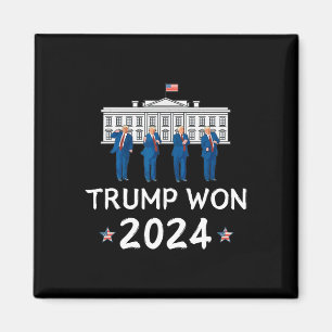 Imán Trump Ganó 2025 Trump Baila En La Celebración De L