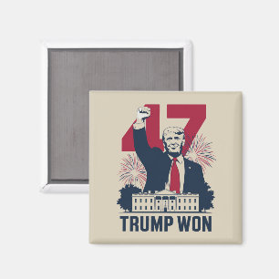 Imán Trump Ganó De Nuevo Elección 2024 Presidente 47