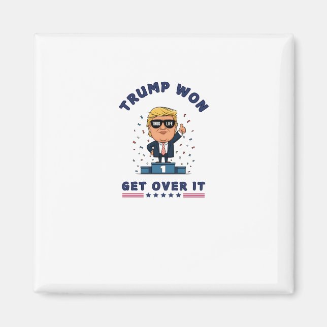 Imán Trump Ganó - Supéralo (Frente)