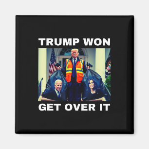 Imán Trump Ganó Superalo Camiseta Mega Ganó Elección 20