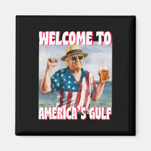 Imán Trump Golfo De Estados Unidos Divertido Golfo De M