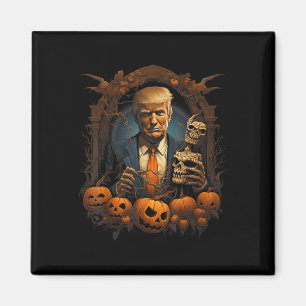 Imán Trump Halloween disfraz asusta presidente Pumpkin 