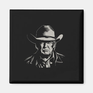 Imán Trump Head Cowboy Ee.Uu. 2024 Vota Elección Maga 1