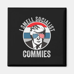 Imán Trump huele humor político a comunistas