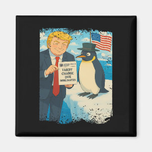 Imán Trump impone arancel Pingüino Anime Política Meme