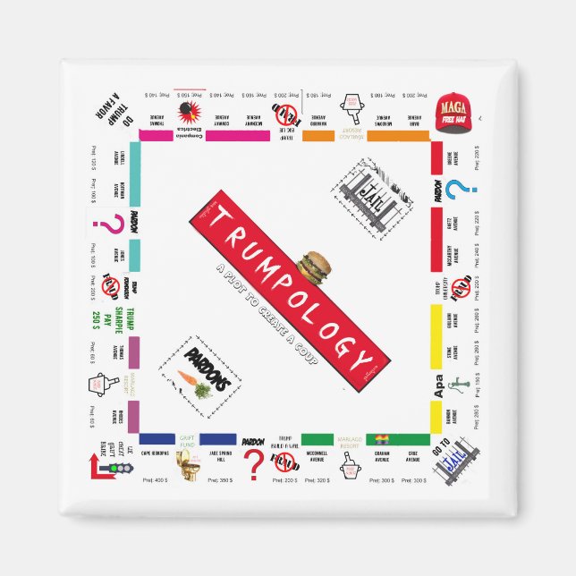 Imán Trump Maga Magnet | golpe de estado (Frente)