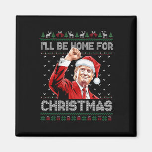 Imán Trump Navidad Estaré en casa para que los Navidade