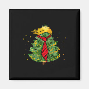 Imán Trump Navidades Usa Divertido Árbol De Pelo Trump