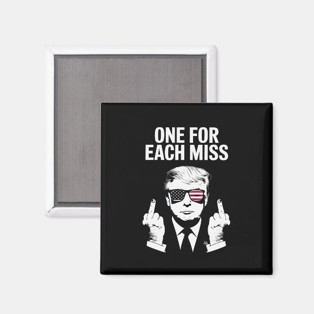 Imán Trump One For Each (Anverso/Reverso)