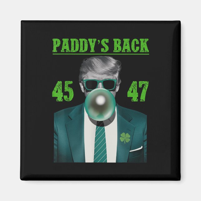 Imán Trump Paddle Back Design - Funny Trump St (Frente)