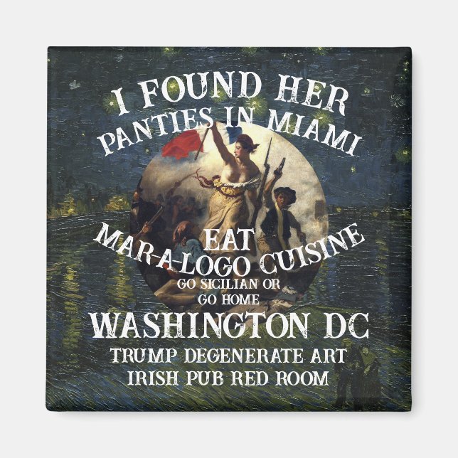 Imán Trump Panties Miami Catholic Church White (Frente)