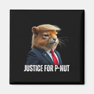 Imán Trump Por P-nut La Ardilla Justicia Para Peanut Tr
