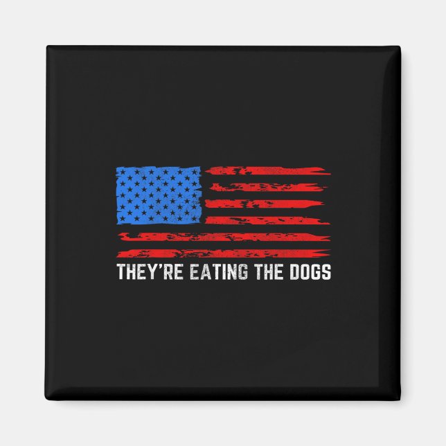 Imán Trump Se Están Comiendo A Los Perros  (Frente)