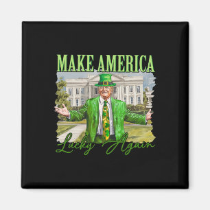 Imán Trump Shamrock Hacer a América Afortunada de Nuevo