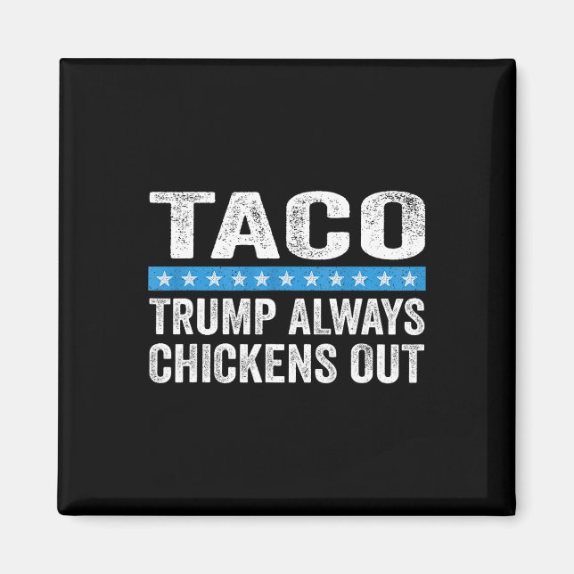 Imán Trump Siempre se Echa Atrás en el Comercio de Taco (Frente)
