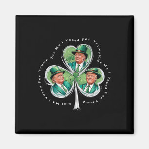 Imán Trump St Patrick's Day 2025 me dio un beso diverti