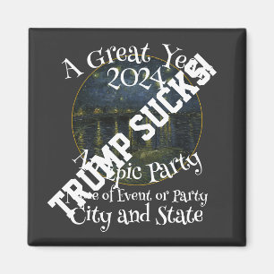 Imán Trump Tea Garden Sorpresa Fiesta Bloque 2024