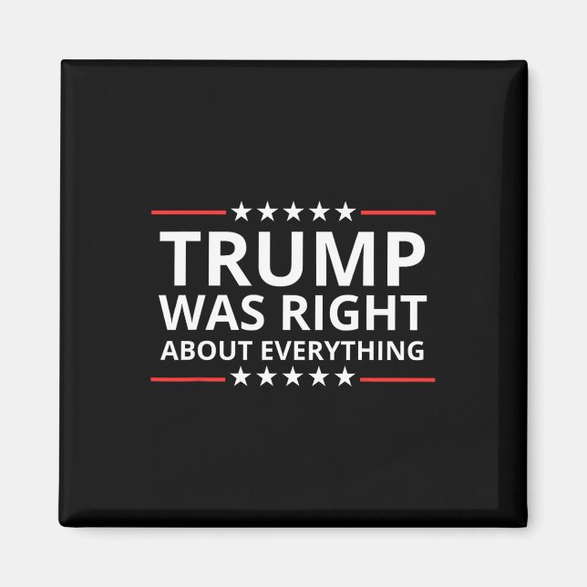 Imán Trump tenía razón acerca de todo lo que las tarifa (Frente)