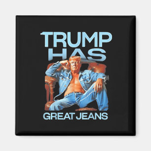 Imán Trump tiene grandes jeans regalos graciosos de hum