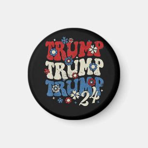 Imán Trump Trump Trump 2024 Retro 