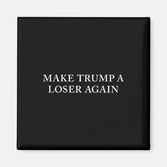 Imán Trump una vez más es un perdedor (Frente)