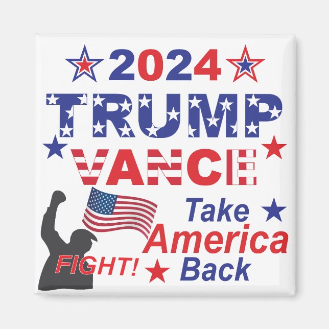 IMÁN TRUMP VANCE 2024 (Frente)