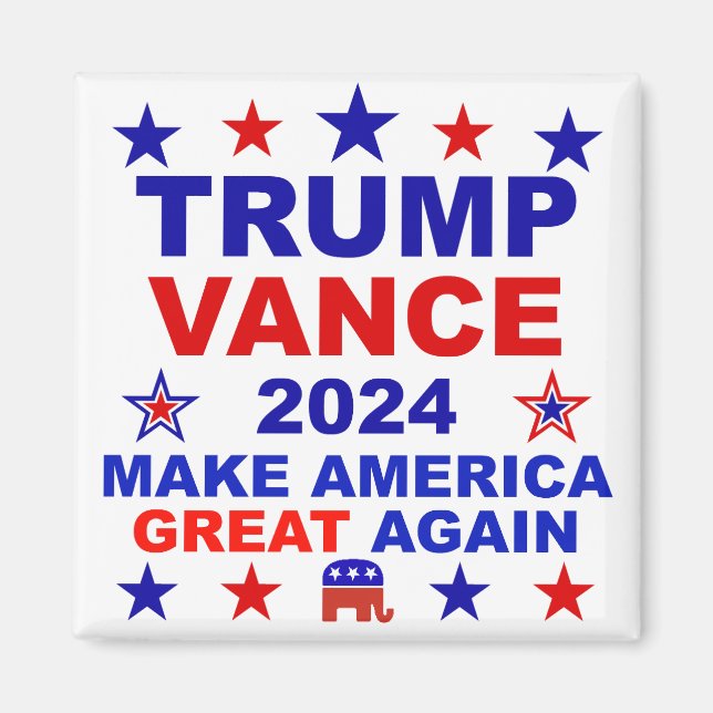 Imán Trump Vance 2024 (Frente)
