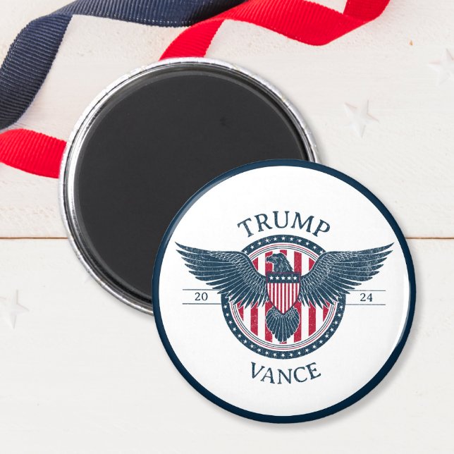 Imán Trump Vance 2024 Para Presidente (Donald Trump JD Vance Presidential Election 2024 Magnet)