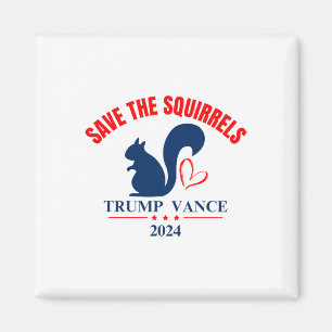 Imán Trump Vance 2024 Salve Las Ardillas
