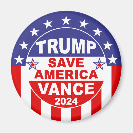 IMÁN TRUMP VANCE 2024 SAVE AMÉRICA