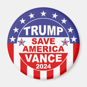 IMÁN TRUMP VANCE 2024 SAVE AMÉRICA