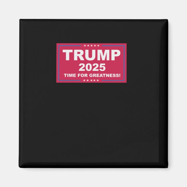 Imán Trump Vance 2025 Tiempo De Grandeza () (Frente)