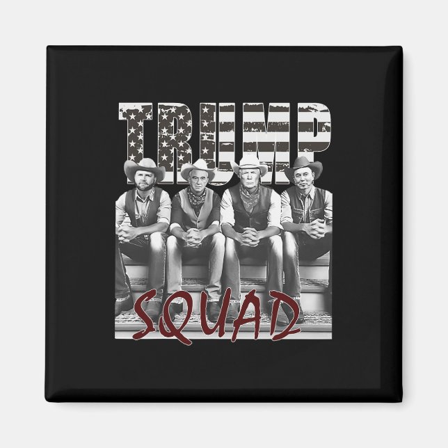 Imán Trump Vance Kennedy Elon Squad (Frente)
