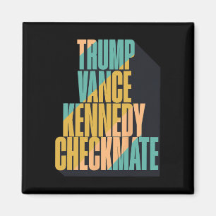 Imán Trump Vance Kennedy Jaque Mate Elección 2025 Repub