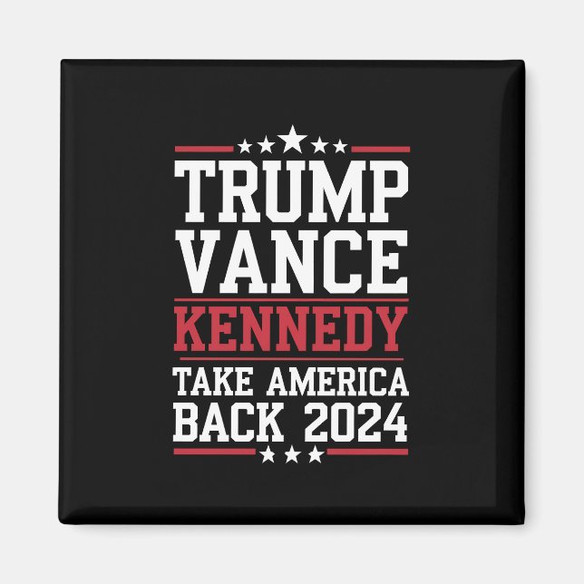Imán Trump Vance Kennedy recuperará a Estados Unidos (Frente)