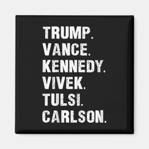 Imán Trump Vance Kennedy Vivek Tulsi Carlson