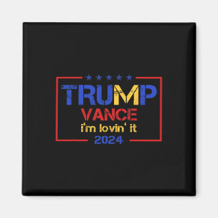 Imán Trump Vance Me Encanta 2025 Frase Divertida Cita T