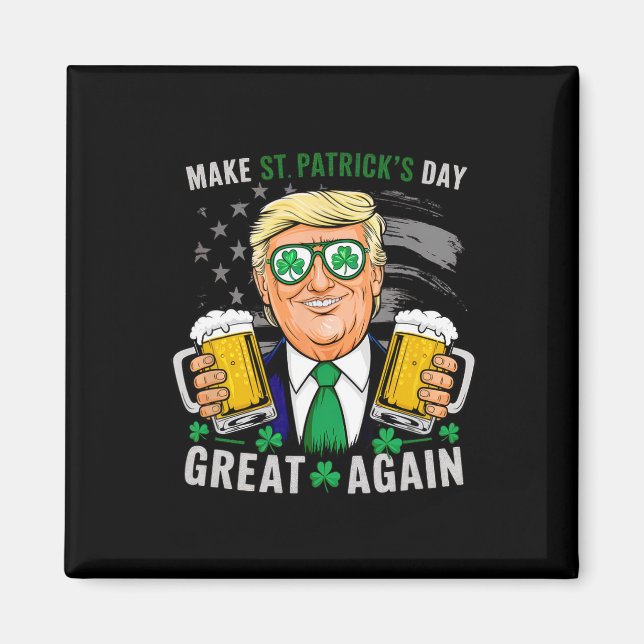 Imán Trump vuelve a hacer del Día de San Patricio una g (Frente)