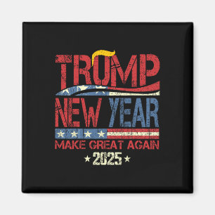 Imán Trump vuelve a hacer grande el año nuevo feliz Año