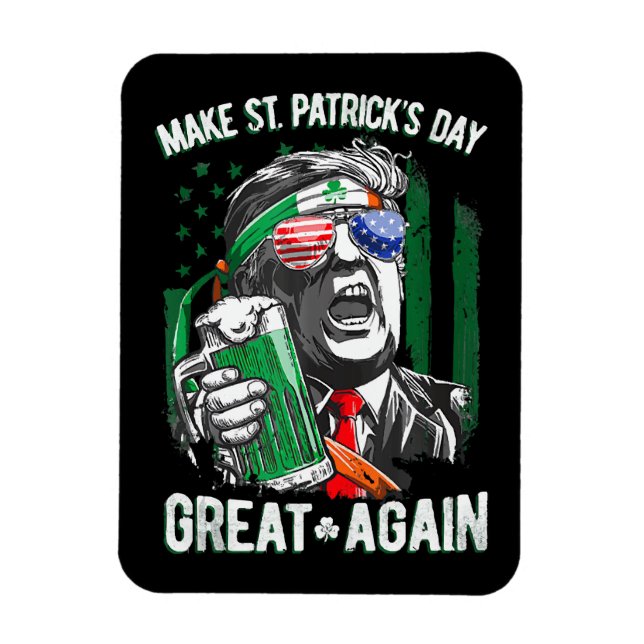 Imán Trump vuelve a ser gracioso el día de San Patricio (Vertical)