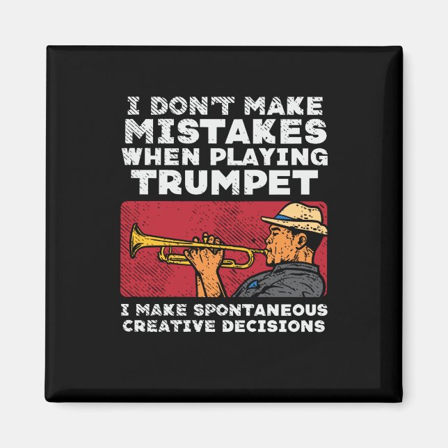 Imán Trumpet - Jugando Una Trumpeta (Frente)