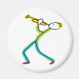 Imán Trumpet Playing Stickman