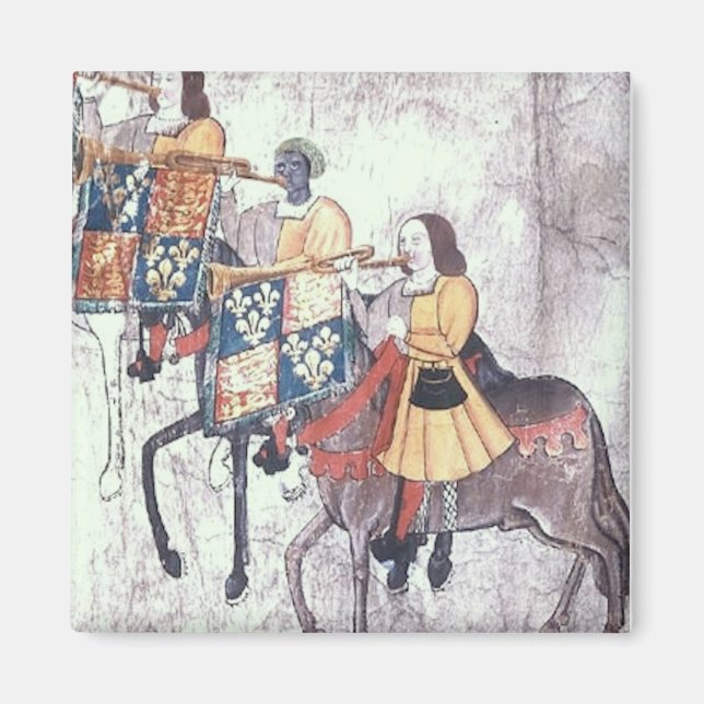 Imán Trumpetero negro (Frente)