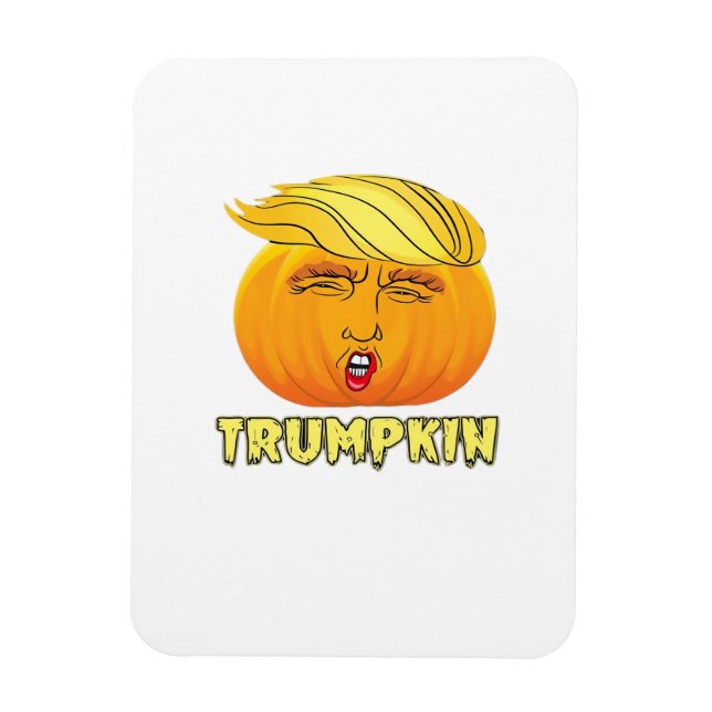 Imán Trumpkin - Calabaza buena asustadiza (Vertical)