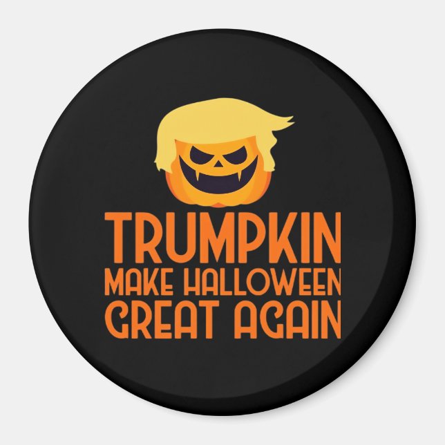Imán Trumpkin de Halloween vuelve a hacer grande a Hall (Frente)