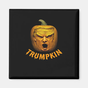 Imán Trumpkin - Funny Donald Pumpkin Halloween Classic