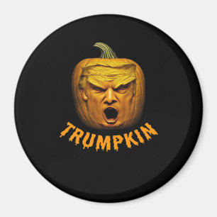 Imán Trumpkin - Funny Donald Pumpkin Halloween Classic