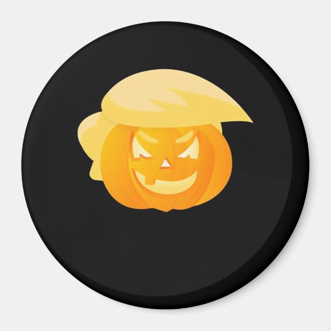 Imán Trumpkin hace grande a Halloween (Frente)