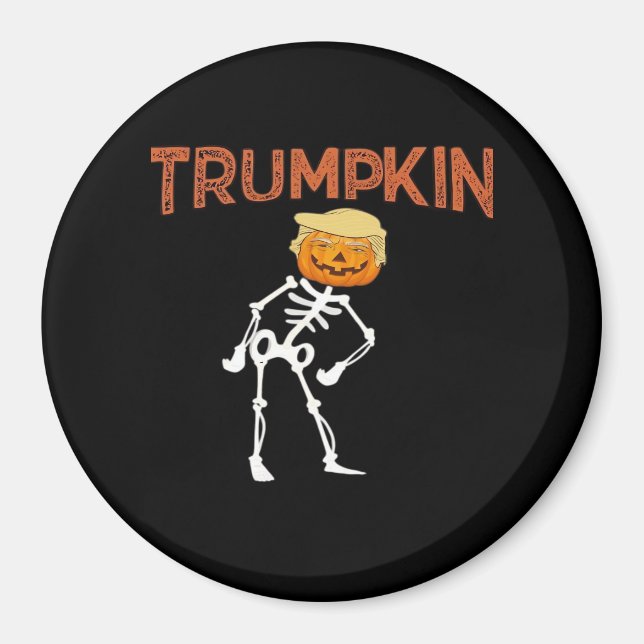 Imán Trumpkin Halloween Funny Classic (Frente)