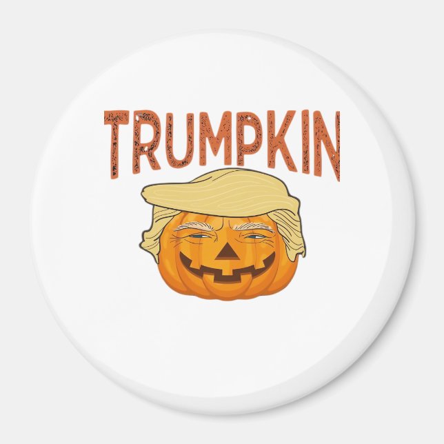 Imán Trumpkin Halloween Funny Classic - Sloll Mask Desi (Frente)